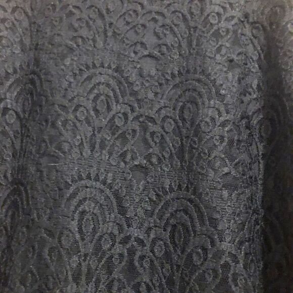 Apt 9 Crochet Overlay Front Scoop Neck Short Sleeve Top Sz XXL - Picture 4 of 10